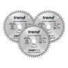 Trend CSB/165/3PK/A Wood Saw Blades - 165mm x 48T x 20mm Bore (3)