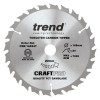 Trend CSB/16524T Cordless Trim Saw Blade - 165mm x 24T x 20mm Bore