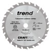 Trend CSB/16524TC Cordless Trim Saw Blade - 165mm x 24T x 15mm Bore