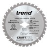 Trend CSB/19036TW Saw Blade - 190mm x 36T x 13/16" Polygon Knockout Bore