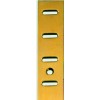 Flat Bookcase Strip 1.83m - Satin Nickel 