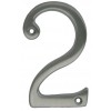 Carlisle Numeral 2 - Satin Chrome