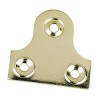 Electro Brass Mirror Plates 1 1/2" (38mm x 38mm)