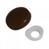 Dark Brown Screw Caps 6-8g (100)