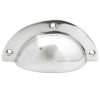 87mm Cast Drawer Pull - Polished Chrome