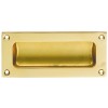 4" Flush Pull Polished Brass