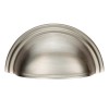 Victorian Cup Pull - Satin Nickel