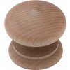 Cupboard Knob 49mm - Oak (M4 SCREW)