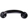 6" Offset Cast Pull Handle - Black