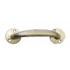 6" Offset Cast Pull Handle - Galvanised