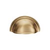 Victorian Cup Pull - Satin Brass