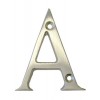 Carlisle - Letter A Satin Chrome