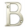 Carlisle - Letter B Satin Chrome