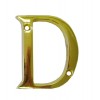 Carlisle - Letter D Polished Brass