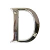 Carlisle - Letter D Polished Chrome