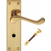 Carlisle Scroll Lever Bathroom Handle - PB