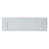 Satin Chrome Plain Letter Plate 257 x 80mm