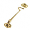 Cabin Hook 6" (150mm) Polished Brass