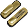 Digital Lock With Hold Back - Polished Brass