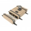 Oak Box Lock & Straps - Pewter