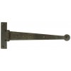 12" Penny End T Hinge (pair) - Beeswax 