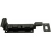 4" Cranked Door Bolt - Black