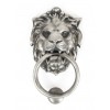 Lion's Head Door Knocker - Antique Pewter