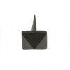 Pyramid Door Stud 3/4" - Black