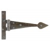 6" Arrow Head T Hinge (pair) - Beeswax