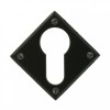 Diamond Euro Escutcheon - Black