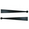 Hand Made 18" Hinge Front (Pair) - Black 