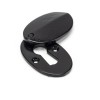 Oval Escutcheon and Cover - Black