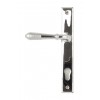 Reeded Slimline Lever Espag. Lock Set - Polished Chrome 