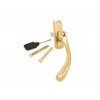 Slim Peardrop Espag Left Hand - Polished Brass 