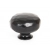 Large Hammered Knob - Black 