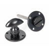 Round Bathroom Thumbturn - Black 