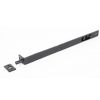 12" Flush/Slide Door Bolt - Black 