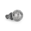 Hammered Ball Curtain Finial (pair) - Pewter