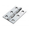 3" DSSW Butt Hinge (pair) - Polished Chrome
