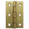 3" DPBW Butt Hinges (pair) - Brass Self Coloured 