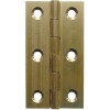 2.5" Solid Drawn Butt Hinges (pair) - Brass Self Coloured