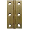 3" Solid Drawn Butt Hinges (pair) - Brass Self Coloured