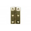 Simonswerk Unwash Butt Hinge 64 x 35mm inc Screws (Pair) - Polished Brass Lacquered