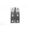 Simonswerk Unwash Butt Hinge 64 x 35mm inc Screws (Pair) - Satin Chrome