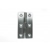 Simonswerk Unwash Butt Hinge 64 x 35mm inc Screws (Pair) - Satin Chrome