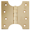 4" x 2" x 4" Parliament Hinge - Polished Brass (Pair)