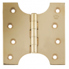 4" x 3" x 5" Parliament Hinges - Polished Brass (Pair)