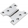 4"x2"x4" Parliament Hinges - Polished Chrome (pair)