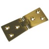 Counter Flap Hinge 102mm x 40mm x 2mm (pair) - Polished Brass 