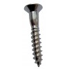 Carlisle 1" x 8 Chrome Pozi Screws (Pack 12)